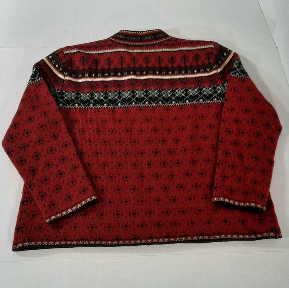 Skyr Wool Fair Isle Cardigan Sweater - Picture 7 of 8